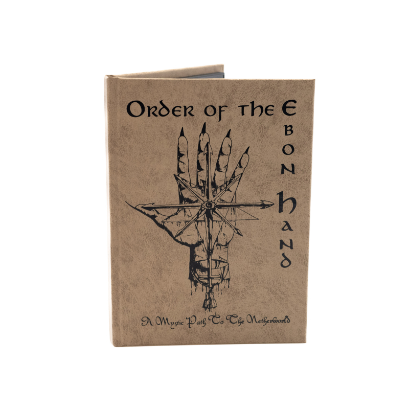 Order Of The Ebon Hand - A Mystic Path To The Netherworld CD Leatherbook  |  Brown